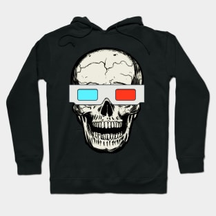 SKULL WITH 3D GLASSES Hoodie